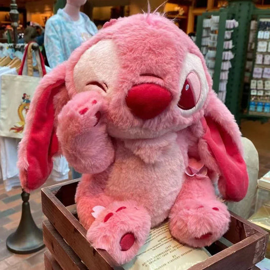 MASOLU Stitch Lilou Pink – Peluche Brillante Édition Limitée 45cm