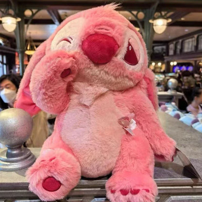 MASOLU Stitch Lilou Pink – Peluche Brillante Édition Limitée 45cm