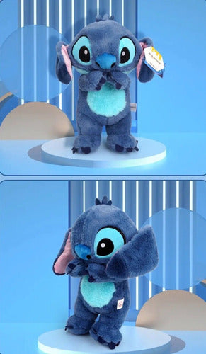 MASOLU Peluche Stitch PRESS ME 33 cm – Modèle Original Disney