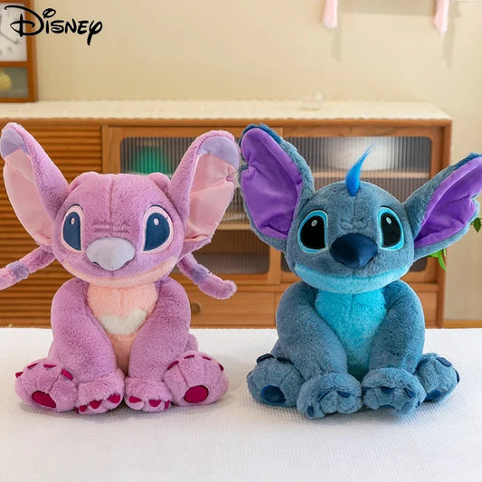 MASOLU Peluche Stitch & Angel 35 cm – Duo Magique Disney