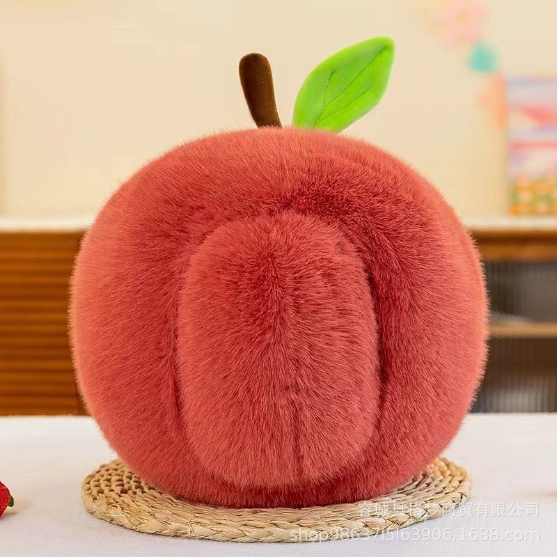 MASOLU Pom'Hérisson 2-en-1 – Peluche Hérisson dans sa Pomme Maison (30 cm)