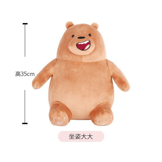 MASOLU 3 Bears Manunu Allongé – 30 cm Pack 3 en 1